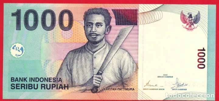 Billetes extranjeros: 1000 RUPIAH DE 2000 INDONESIA SIN CIRCULAR PLANCHA PERFECTA - Foto 1