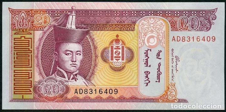 Billetes extranjeros: 20 TUGRIK DE 2005 MONGOLIA SIN CIRCULAR PLANCHA PERFECTA - Foto 1