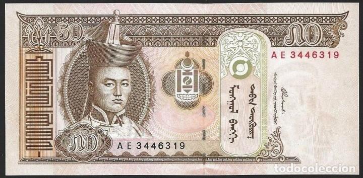 Billetes extranjeros: 50 TUGRIK DE 2000 MONGOLIA SIN CIRCULAR PLANCHA PERFECTA - Foto 1