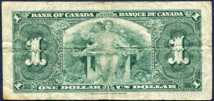 Billetes extranjeros: CANADA - 1 DOLAR 1937 - Pick.58 - Foto 2