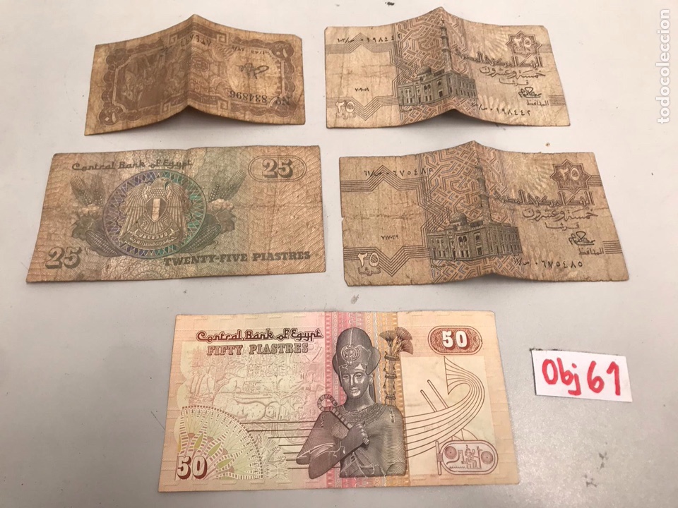 Billetes extranjeros: Lote de antiguos billetes - Foto 1