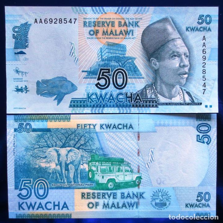 Billetes extranjeros: MALAWI BILLETE DE 50 KWACHA DEL 2012 S/C - Foto 1