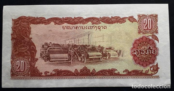 Billetes extranjeros: LAOS BILLETE DE 20 KIP S/C - Foto 2