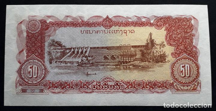 Billetes extranjeros: LAOS BILLETE DE 50 KIP S/C - Foto 2