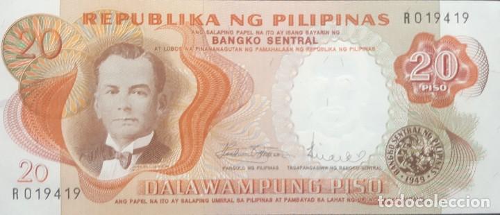 Philippines 20 Piso ND 1969 P-145b Banknotes UNC