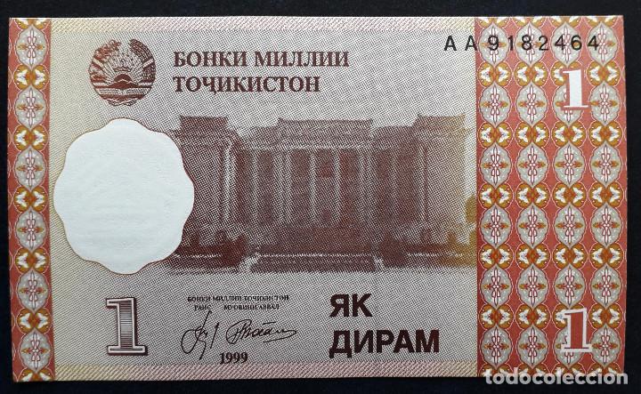 Billetes extranjeros: TAJIKISTAN BILLETE DE 1 DIRAM DE 1999 S/C - Foto 1