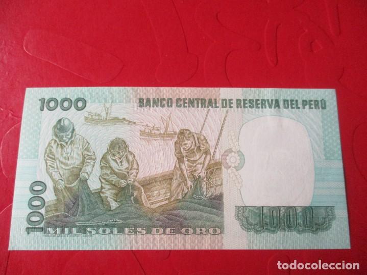Billetes extranjeros: Peru. billete de 1000 soles 1979 - Foto 2