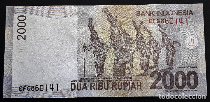 Billetes extranjeros: INDONESIA BILLETE DE 2000 RUPIAS DEL 2011 S/C - Foto 2
