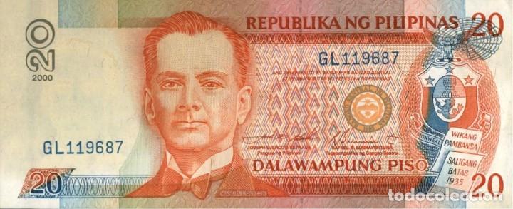 Billetes extranjeros: Filipinas - PHILIPPINES - 20 Piso - 2000 - Pick 182 - Foto 1