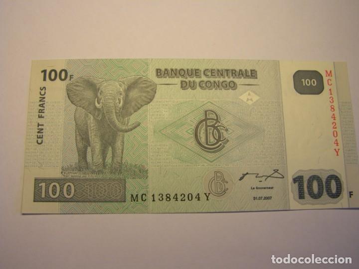Billetes extranjeros: Billete de 100 francos, Congo, sin circular. - Foto 1