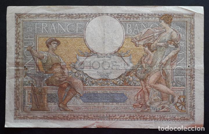 Billetes extranjeros: FRANCIA BILLETE DE 100 FRANCOS DE 1933 - Foto 2