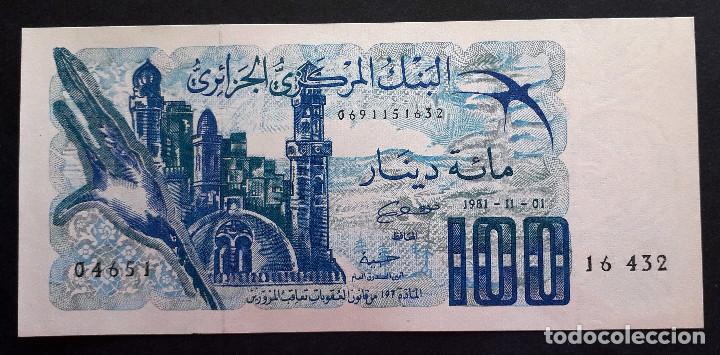 Billetes extranjeros: ALGERIA BILLETE DE 100 DINARS DE 1981 S/C - Foto 1
