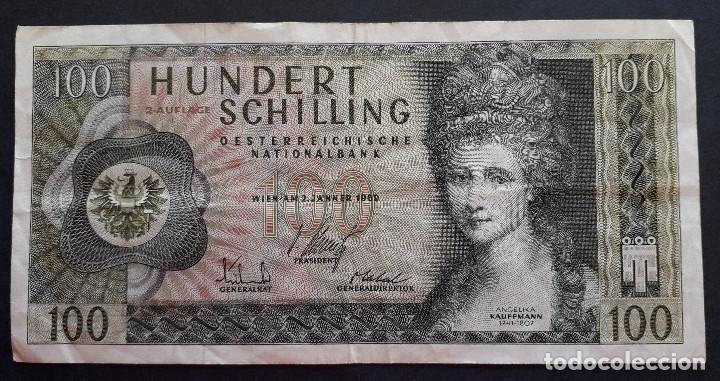 Billetes extranjeros: AUSTRIA BILLETE DE 100 SHILLINGS DE 1969 - Foto 1