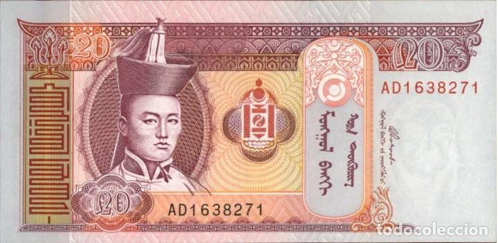 Billetes extranjeros: Mongolia - Mongolbank - 20 T&ouml;gr&ouml;g - 2002 - Pick 63 - Foto 1