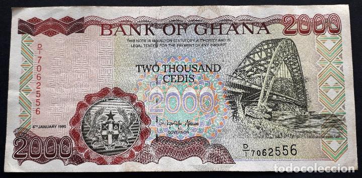 Billetes extranjeros: GHANA BILLETE DE 2000 CEDIS DE 1995 - Foto 1