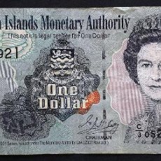 Billetes extranjeros: ISLAS CAYMAN CAIMAN BILLETE DE 1 DOLLAR DEL 2001 P-26