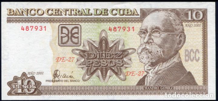 Billetes extranjeros: CUBA 10 PESOS 2002 SIN CIRCULAR - Foto 1