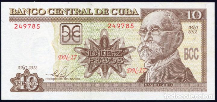 Billetes extranjeros: CUBA 10 PESOS 2012 SIN CIRCULAR - Foto 1