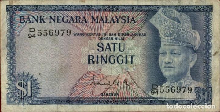 Billetes extranjeros: Malasia - MALAYSIA - 1 Ringgit - 1972 & 1976 - Pick 7 - Foto 1