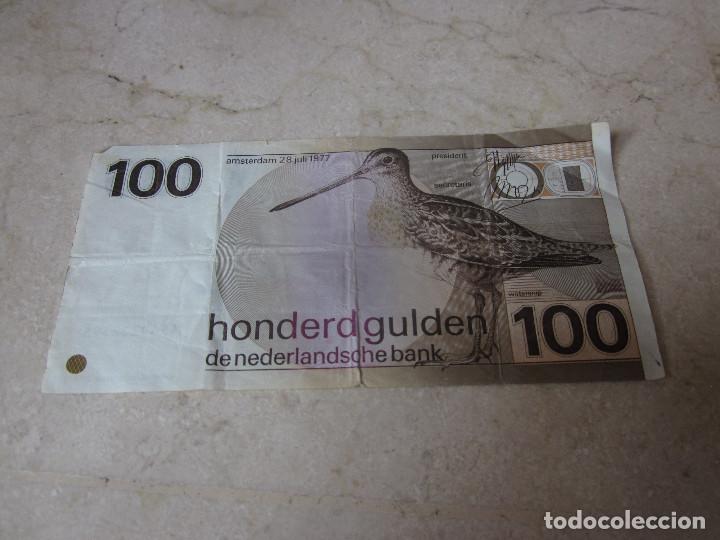 Billetes extranjeros: BILLETE 100 GULDEN HOLANDA 1977 - Foto 1