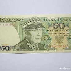 Billetes extranjeros: BILLETE DE 50 ZLOTICH DE POLONIA S.C
