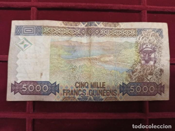 Billetes extranjeros: Guinea 5000 Francos 2006 Pick 41a - Foto 2