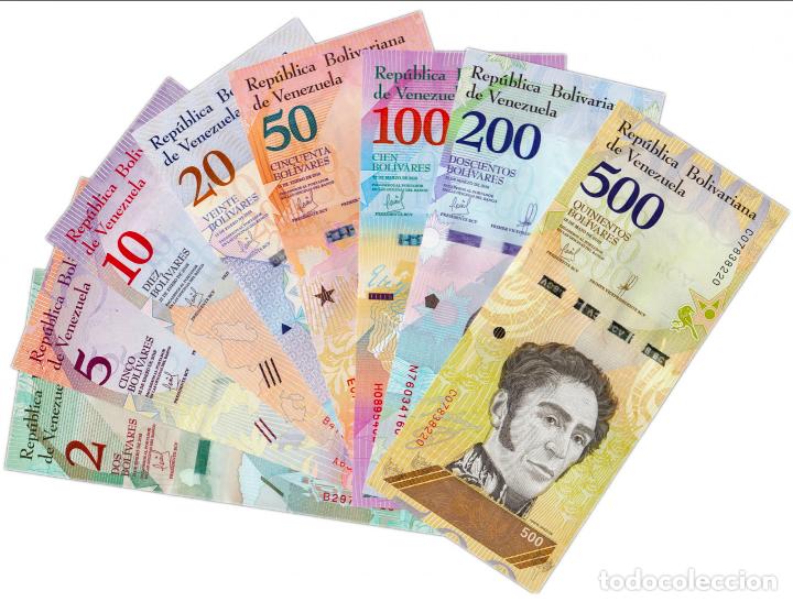 venezuela full set 2 5 10 20 50 100 200 y 500 b - Compra venta en