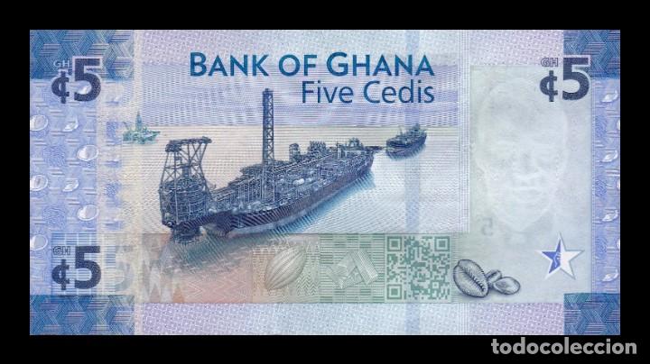 Billetes extranjeros: Ghana 5 Cedis 2017 (2018) Pick 44 Sc Unc - Foto 2