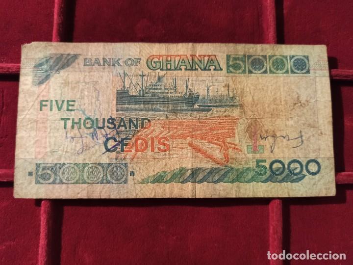 Billetes extranjeros: Ghana 5000 Cedis 1996 Pick 31c - Foto 2