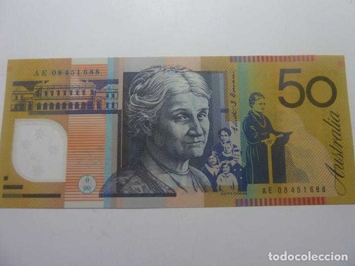 Billetes extranjeros: BILLETE DE AUSTRALIA 50 $ PLASTICO S/C - Foto 1