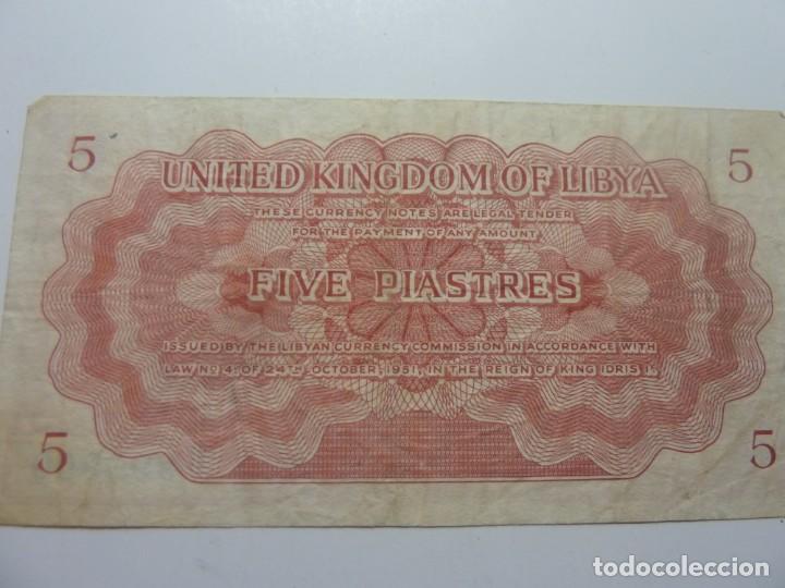 Billetes extranjeros: BILLETE DE LIBIA 1951 B/C - Foto 2