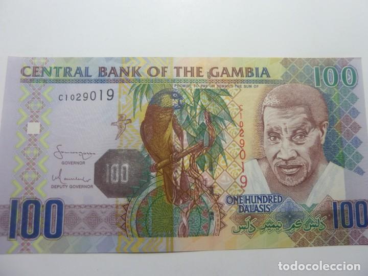 Billetes extranjeros: BILLETE DE GAMBIA 100 DALASIS 2006 S/C - Foto 1