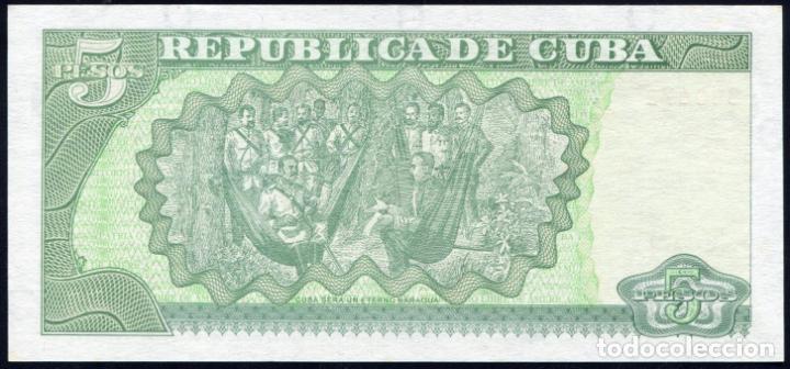 Billetes extranjeros: CUBA 5 PESOS 1997 SIN CIRCULAR - Foto 2