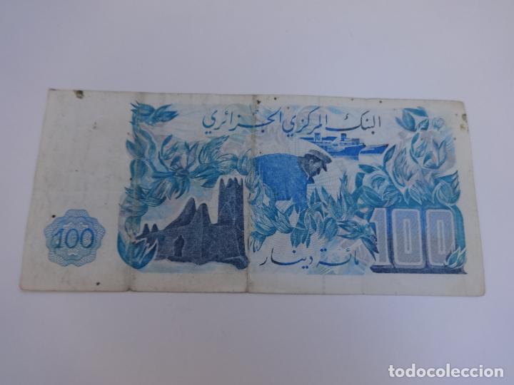 Billetes extranjeros: BILLETE DE ARGELIA DE 100 DINARS DEL A&Ntilde;O 1981 - Foto 2