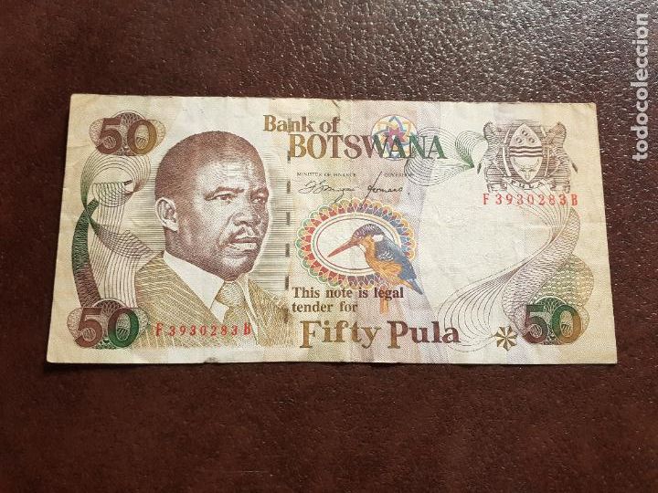 Billetes extranjeros: Botswana. 50 pula 1992. Raro - Foto 1