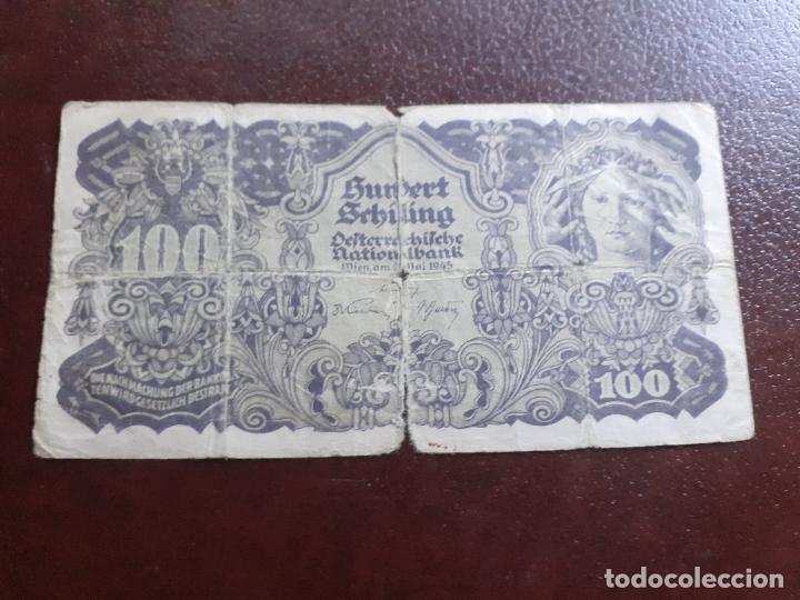 Billetes extranjeros: AUSTRIA. 100 schilling 20.5.1945 - Foto 1
