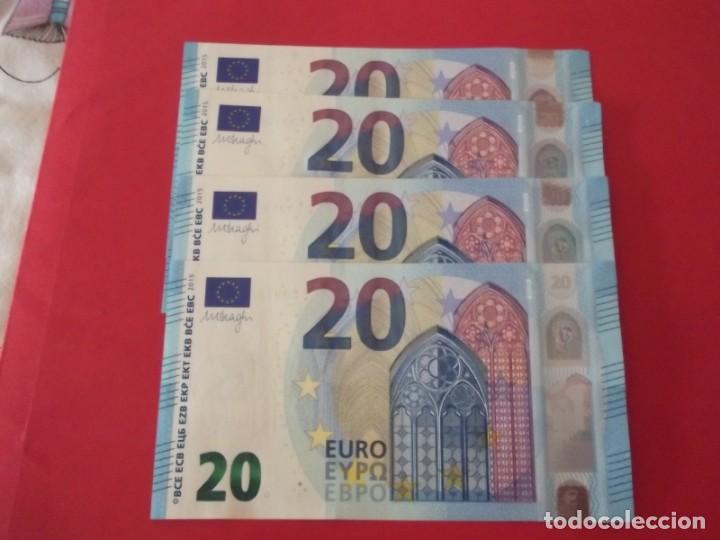 4 billetes de 20 euros correlativos sin circula - Compra venta en  todocoleccion