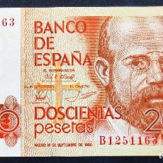 Billetes extranjeros: ESPAÑA BILLETE DE 200 PESETAS DE 1980 P-156 S/C