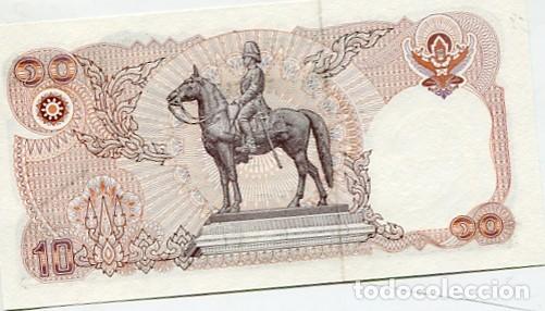 Billetes extranjeros: BILELTE TAILANDIA 10 - Foto 2