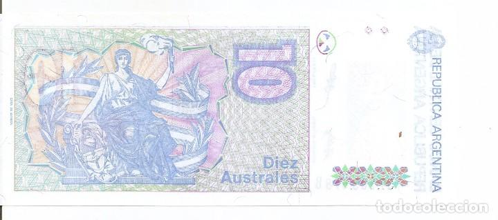 Billetes extranjeros: ARGENTINA 10 AUSTRALES 1986 SC / UNC - Foto 2