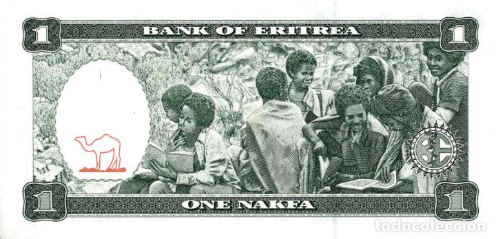 Billetes extranjeros: ERITREA, 1 NAKFA, 1997, P1, UNC - Foto 2