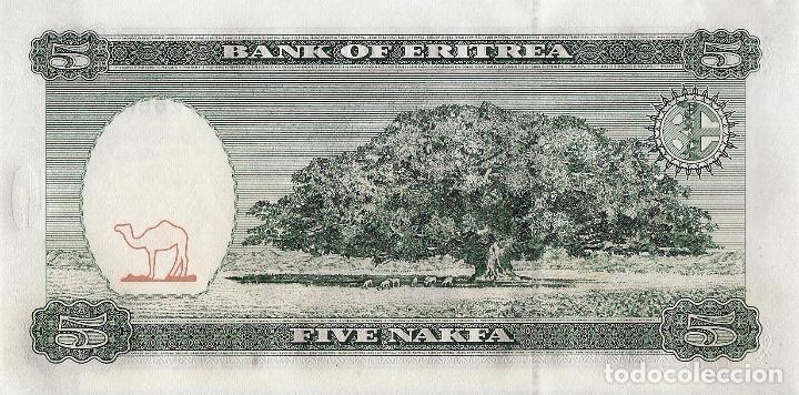 Billetes extranjeros: ERITREA, 5 NAKFA, 1997, P2, UNC - Foto 3