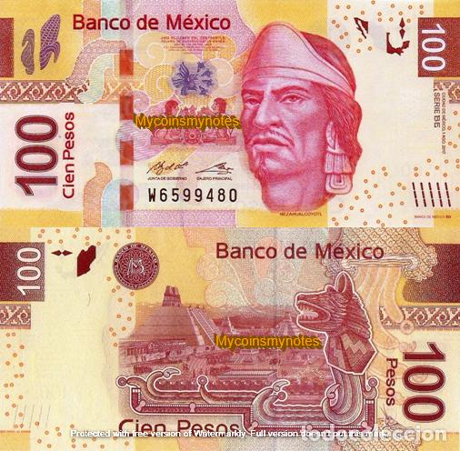 El Banco de Mexico Details about   1982 ~#3957 100 Cien Pesos UNC Bill 