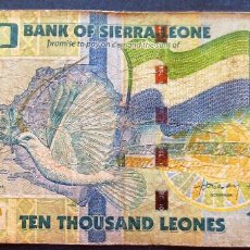 Billetes extranjeros: SIERRA LEONE BILLETE DE 10000 LEONES DEL 2010 USADO