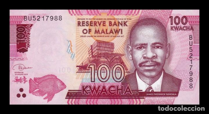 Billetes extranjeros: Malawi 100 Kwacha 2019 Pick 65d SC UNC - Foto 1