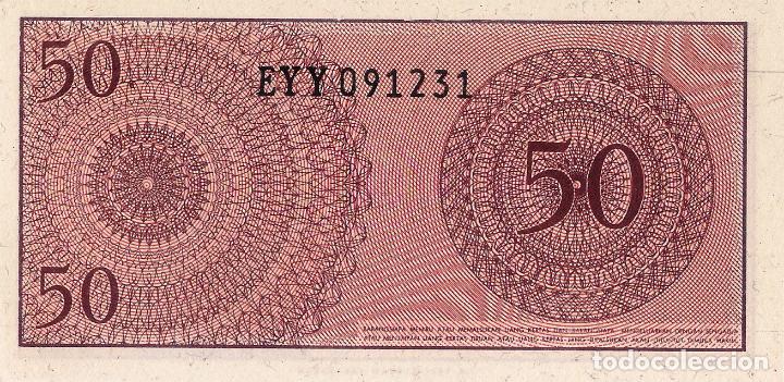 Billetes extranjeros: INDONESIA, 50 SEN, 1964, P94, UNC - Foto 2