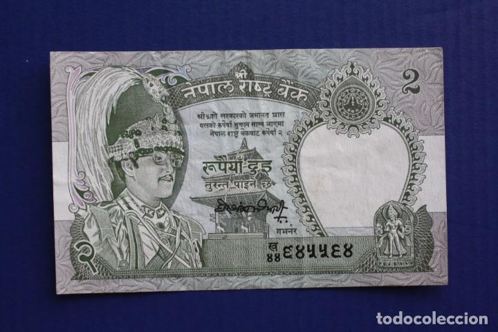 Billetes extranjeros: NEPAL - 2 RUPIAS (1981) Pyara - MBC - Foto 1