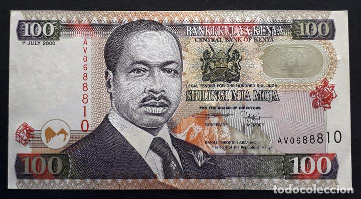Billetes extranjeros: KENYA BILLETE DE 100 SHILINGI DEL 2000 P-37e - Foto 1