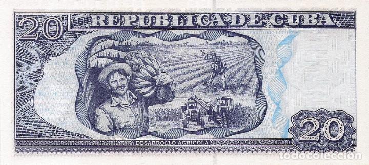 Billetes extranjeros: CUBA 20 Pesos, 2015, P122j, UNC - Foto 3