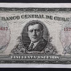 Billetes extranjeros: CHILE BILLETE DE 50 ESCUDOS DE 1964 P-140B S/C